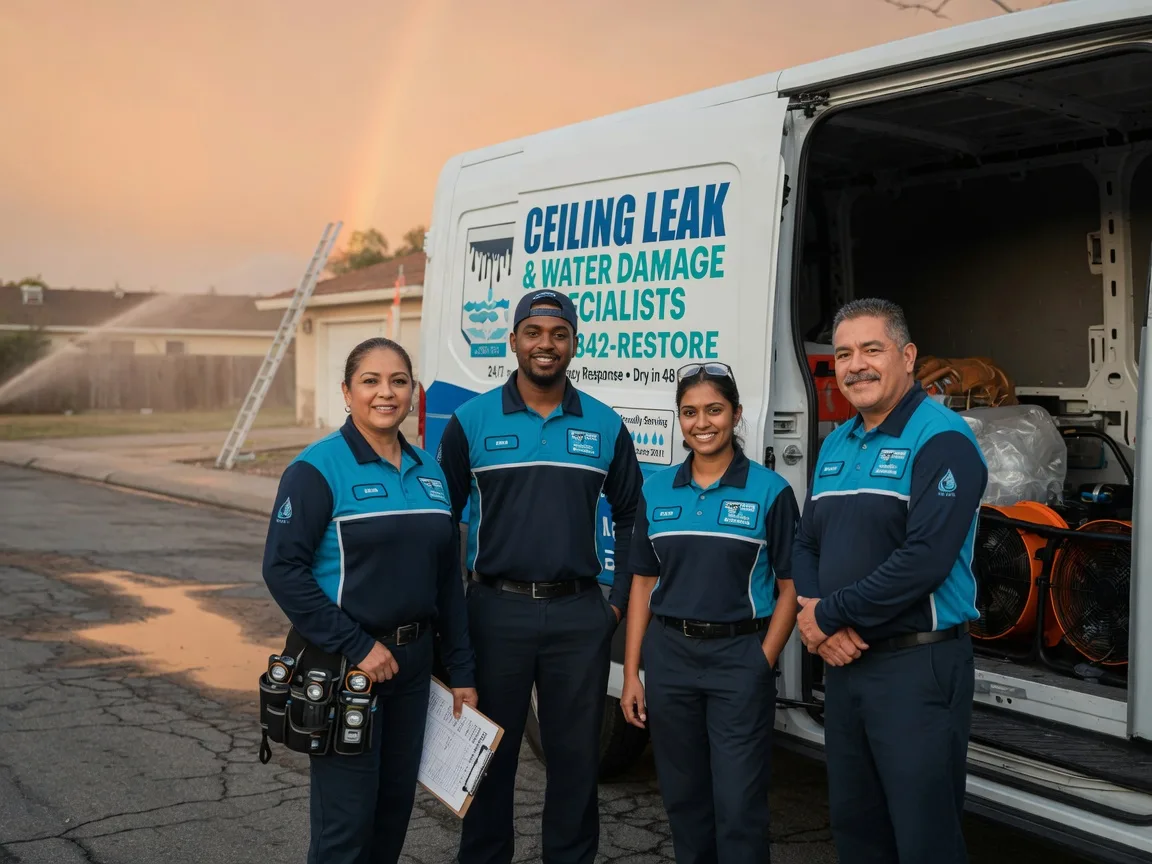 Ceiling Leak Cleanup company in New Summerfield, TX